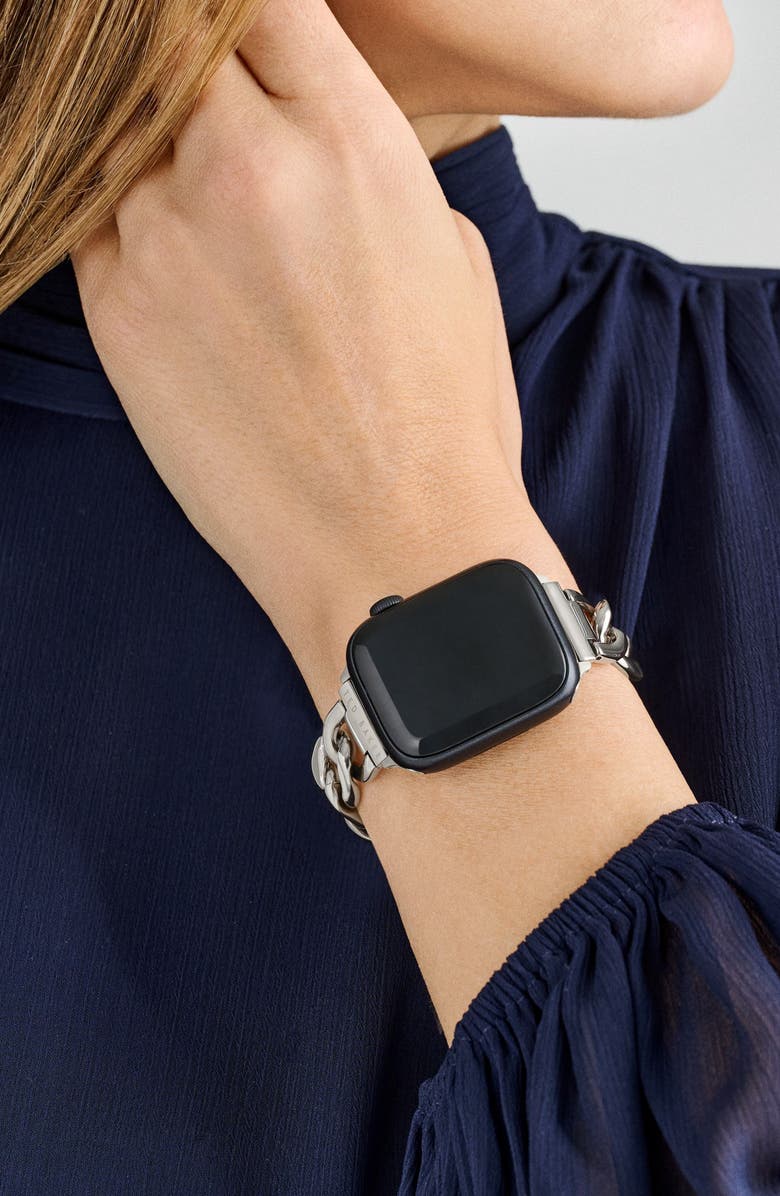 Ted Baker 18mm Apple Watch<sup>®</sup> Watchband, Alternate, color, Stainless Steel