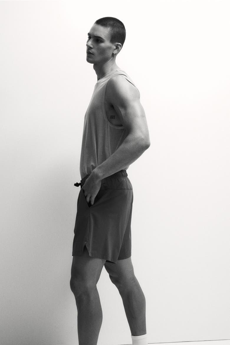 Sports Shorts With Drymove, Alternate, color, Dusty green