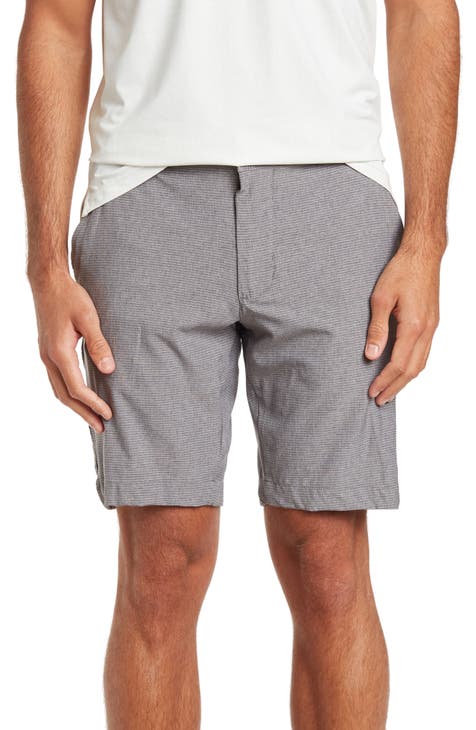 Heathered Pencil Stripe Golf Shorts