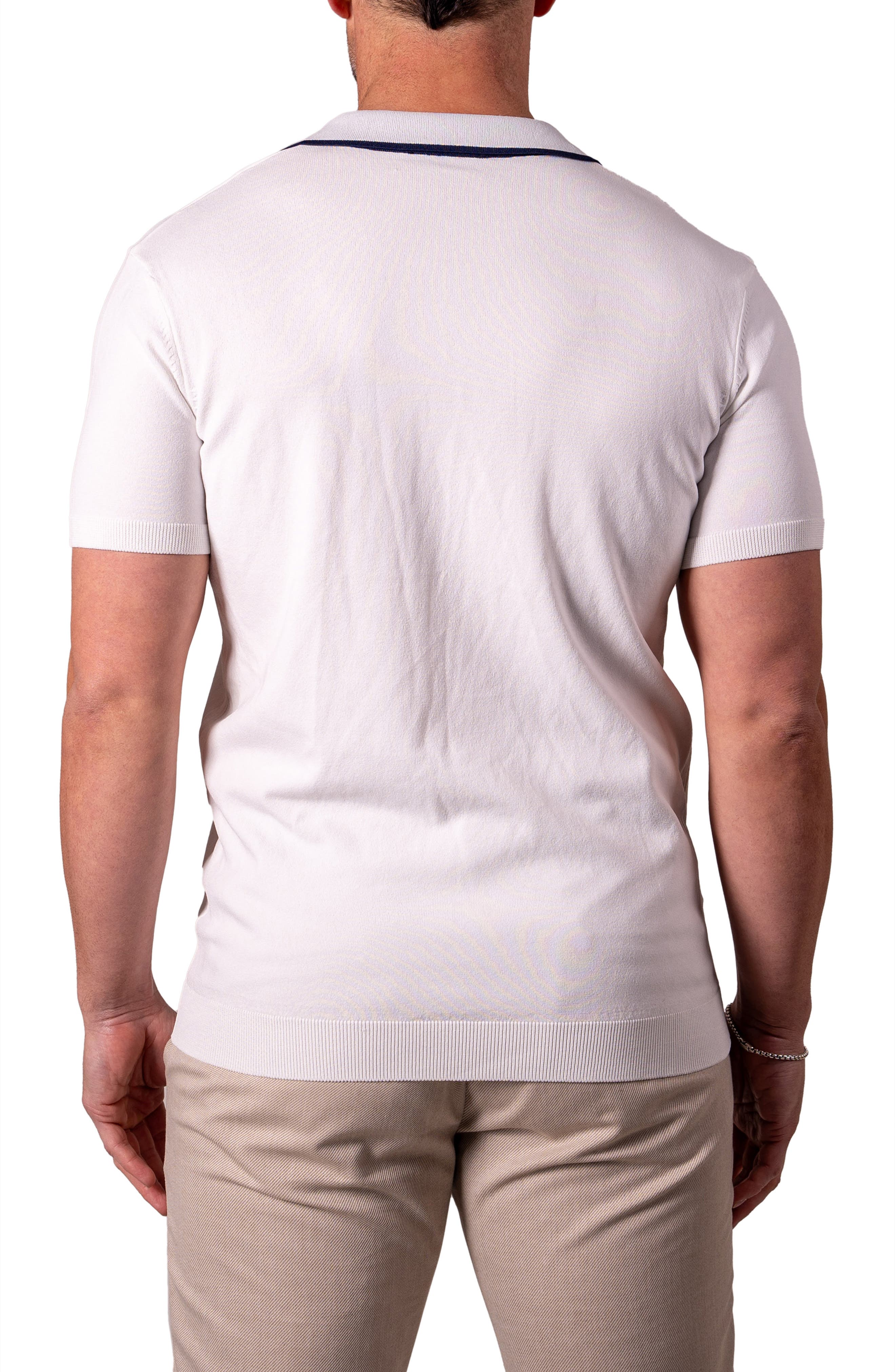 Tipped Johnny Collar Polo - image 2