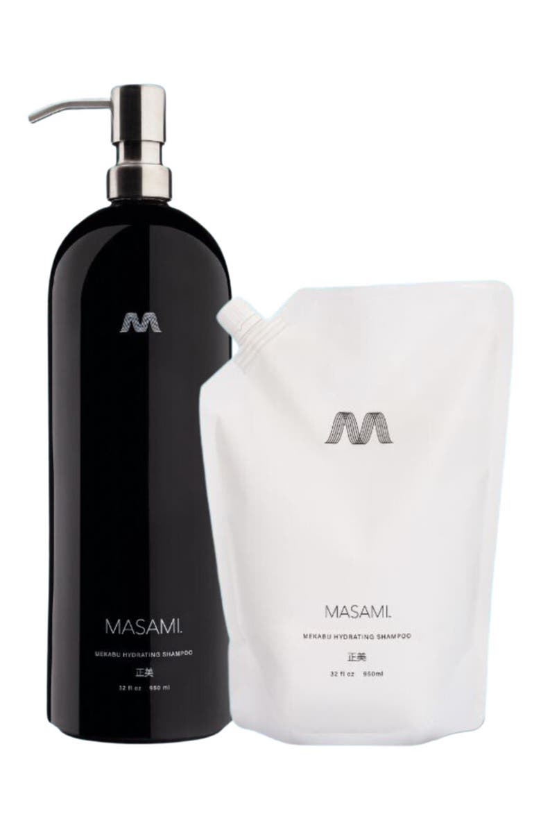 Masami Pro-Ocean Refillable Shampoo Bottle, Main, color, Green