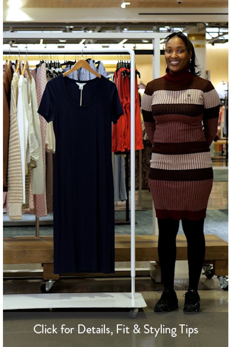 Drapey Ponte Midi Dress video