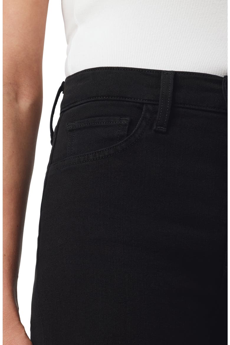 The Charlie High Waist Ankle Skinny Jeans, Alternate, color, BLACK