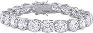 Julianna B. Cubic Zirconia Tennis Bracelet Sterling Silver