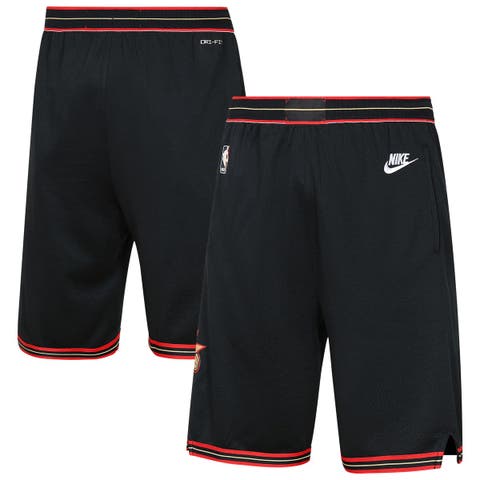 Youth Nike Black Philadelphia 76ers Hardwood Classics Dri-FIT Swingman Shorts