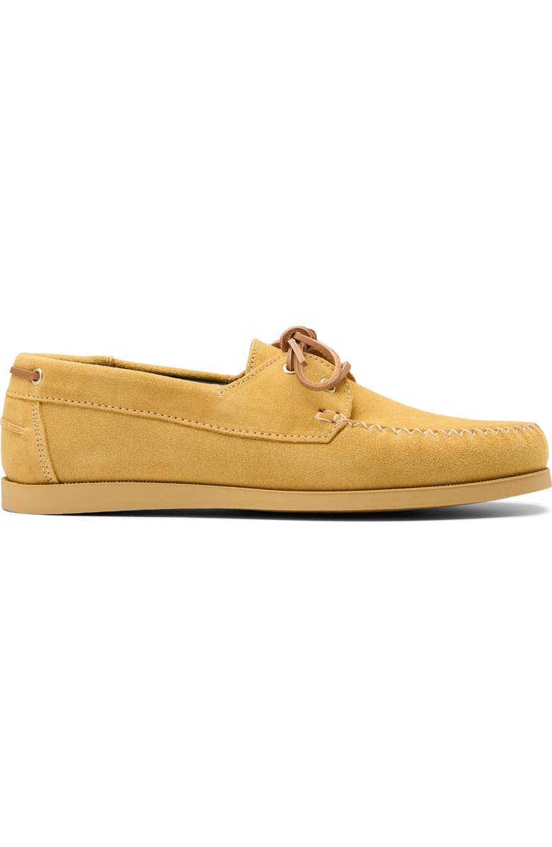 VINNY'S Boatman Boat Shoe, Alternate, color, Sand Suede