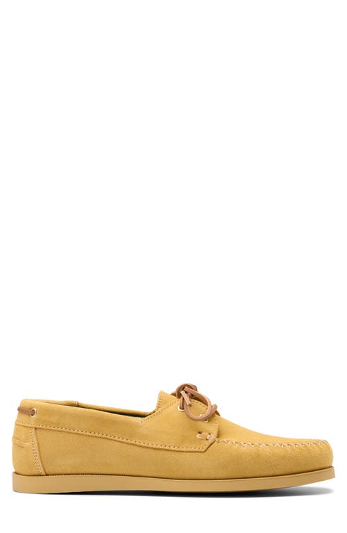 Vinny's Boatman Suede Boat Shoes Sand Suede