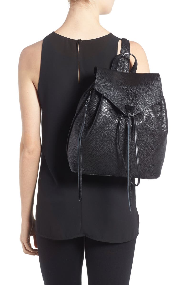 Rebecca Minkoff Darren Leather Backpack, Alternate, color,