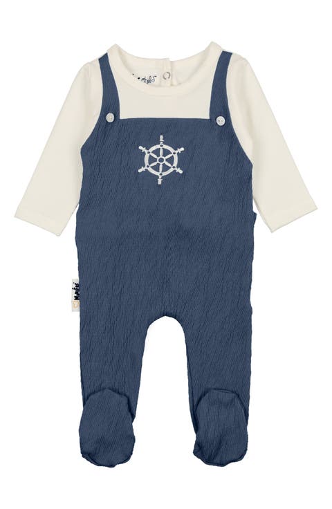 Sailor Long Sleeve Overall Footie (Baby)