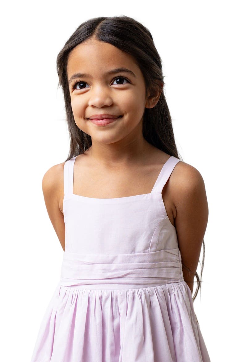 Girls' Organic Embroidered Special Sundress, Toddler, Alternate, color, Light Lavender