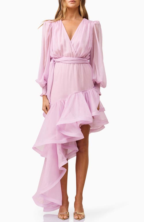 Elliatt Louise Ruffle Gown In Lilac