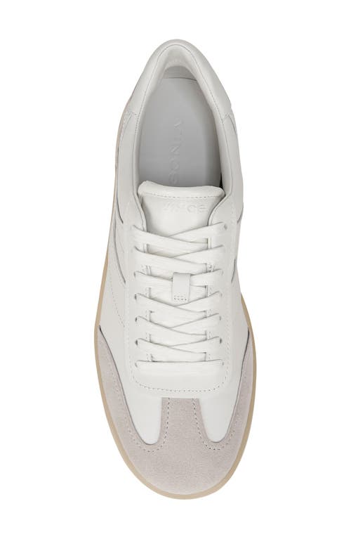 Vince Men's Oasis-m Leather Low-top Sneakers In Chk/horchata