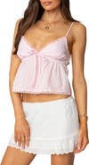 EDIKTED Tillie Cotton Babydoll Top