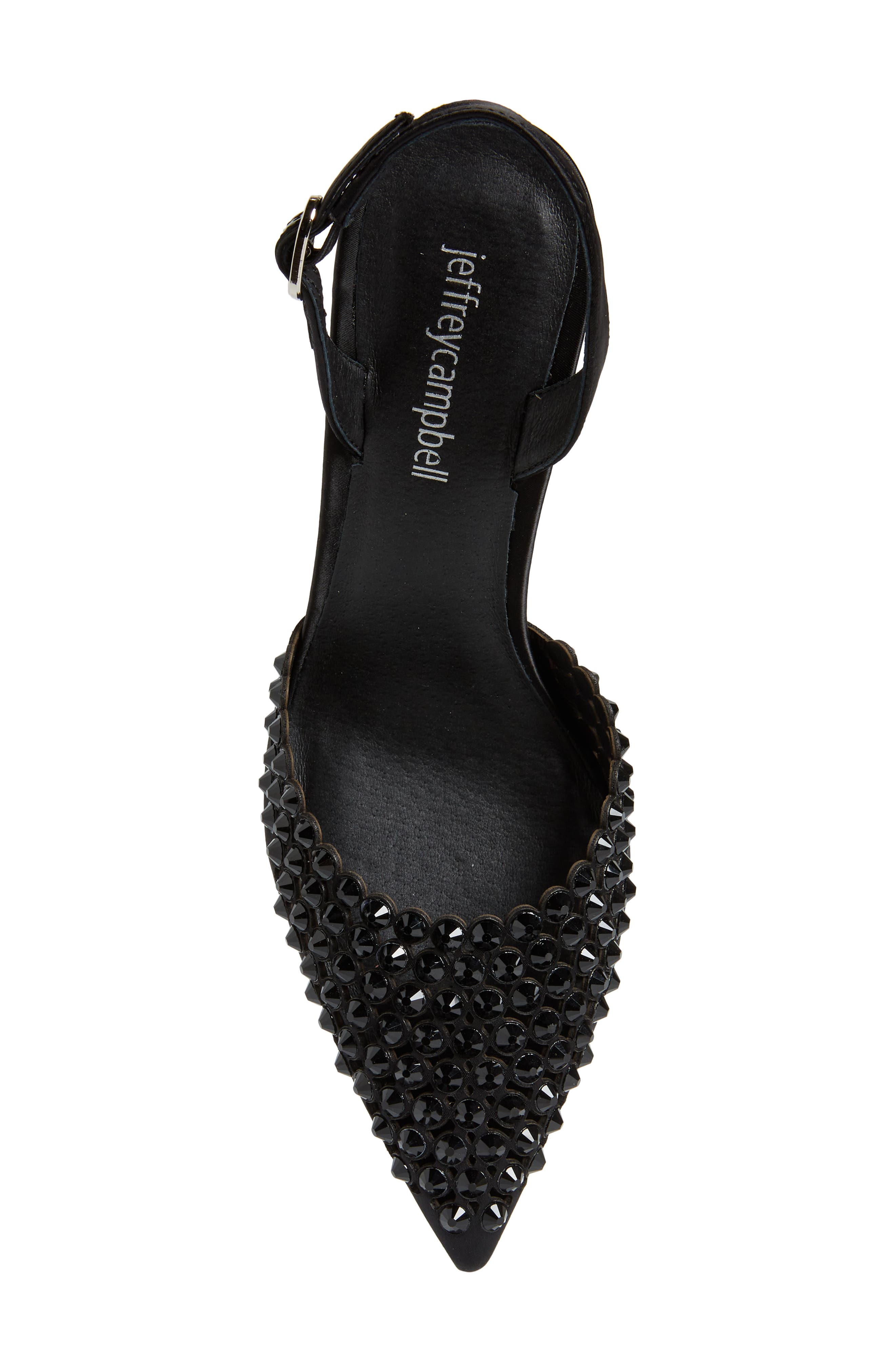 Jeffrey Campbell Shiner Slingback Rhinestone Pointed Toe Pump, Alternate, color, 