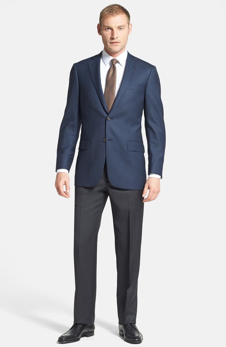 Canali Regular Fit Solid Dress Shirt, Alternate, color, 