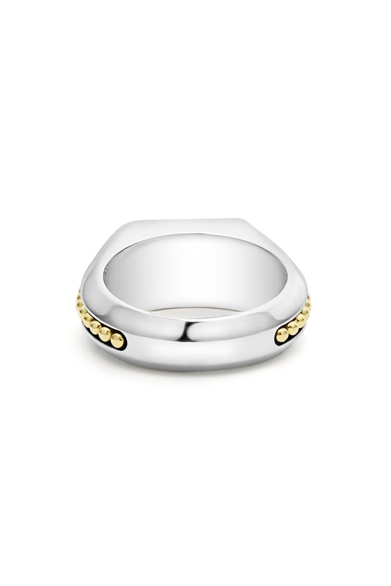 Anthem Satin Signet Ring, Alternate, color, TWO-TONE