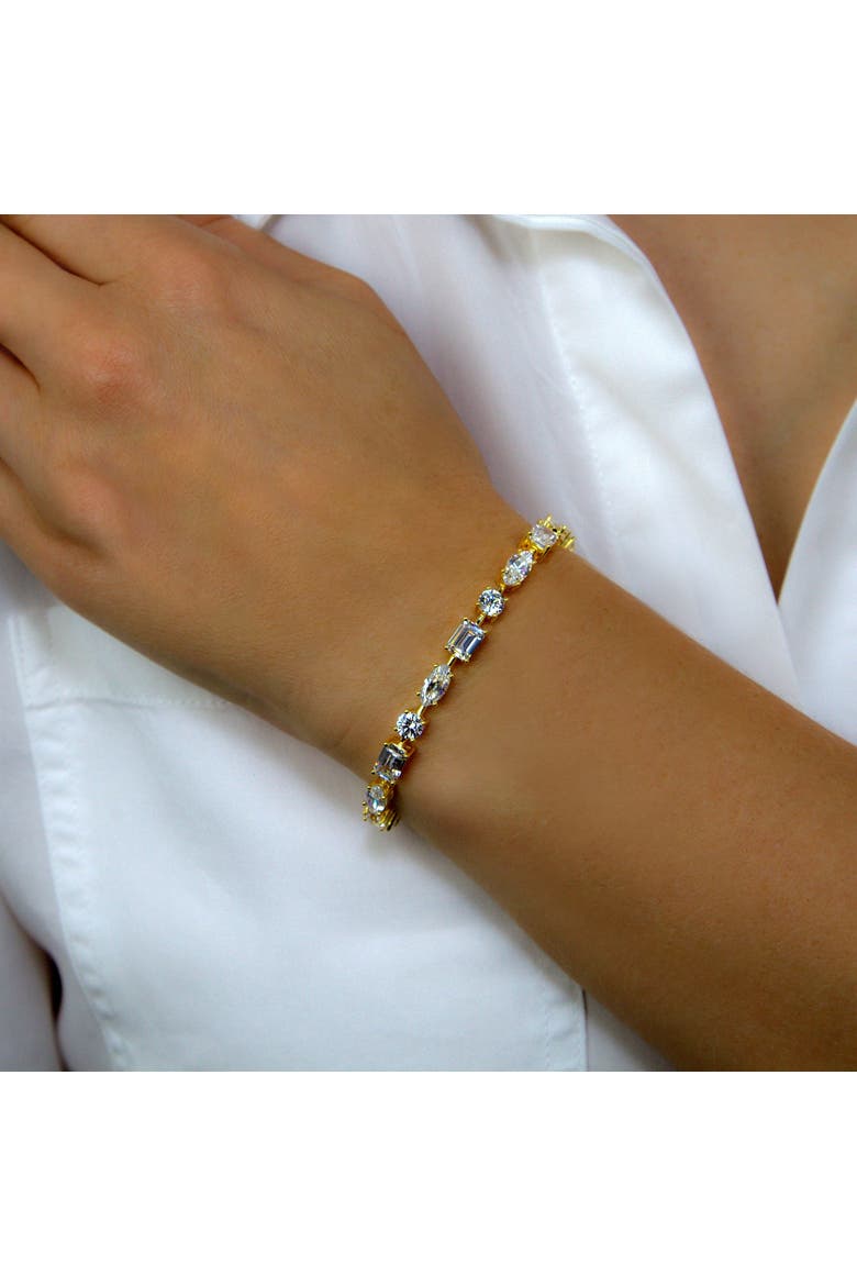 16 Carat Diamond Crystalline Multishaped Bracelet, Alternate, color, Rose Gold