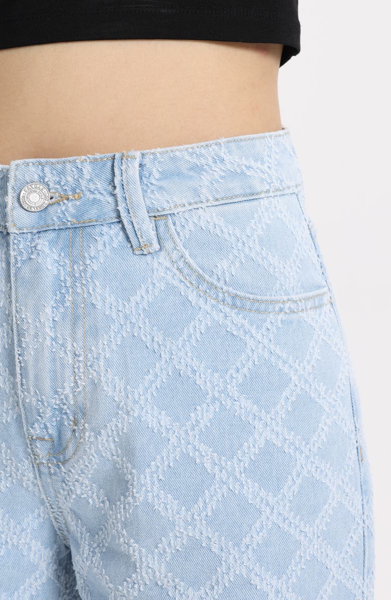 Bayeas High Waist Straight Leg Jeans, Alternate, color,