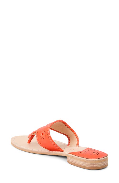 Jack Rogers Jacks Flip Flop In Flame/flame Pat