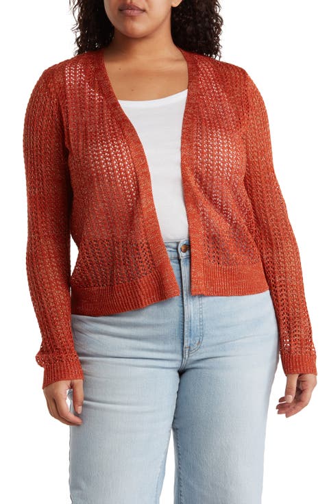 Asprey Pointelle Cardigan (Plus)