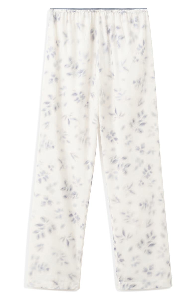 MANGO Watercolor Print Cotton Pajama Pants, Alternate, color, 