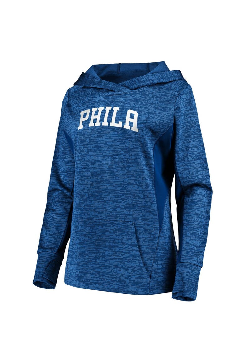 Women's Fanatics Branded Royal Philadelphia 76ers Showtime Done Better Pullover Hoodie, Alternate, color, Royal