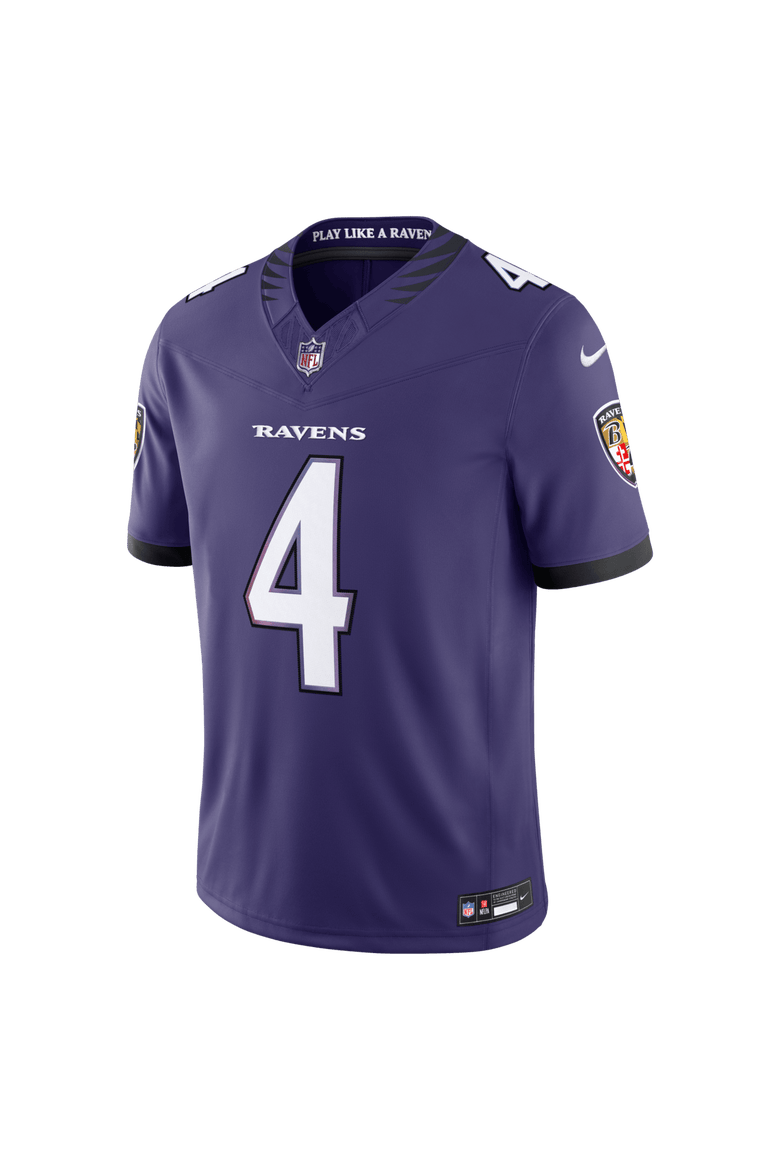 Men's Nike Zay Flowers Purple Baltimore Ravens Vapor F.U.S.E. Stitched Limited Jersey, Alternate, color, Purple