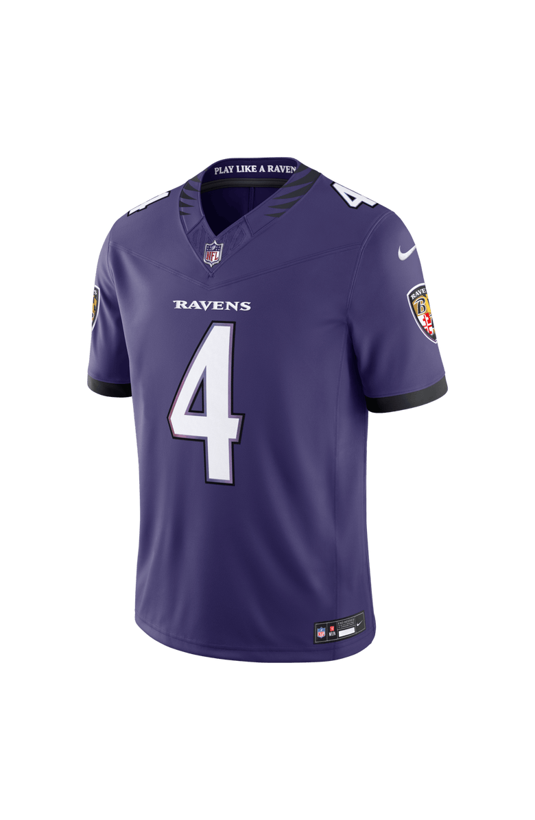 Nike Men's Nike Zay Flowers Purple Baltimore Ravens Vapor F.U.S.E. Stitched Limited Jersey, Alternate, color, Purple