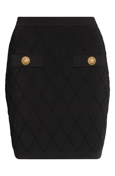 Diamond Milano Stitch Sweater Skirt