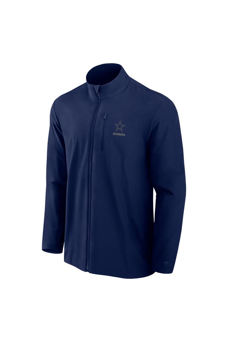 Men's Fanatics Signature Navy Dallas Cowboys Front Office Woven Full-Zip Jacket, Alternate, color, Navy