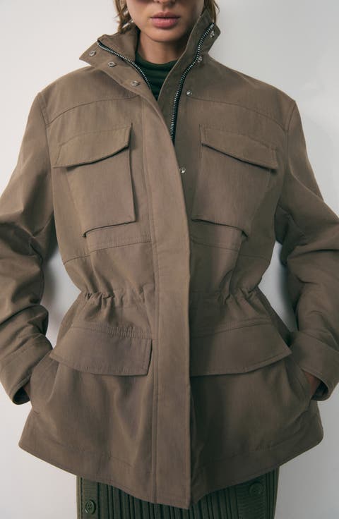 Oversize Stand Collar Parka
