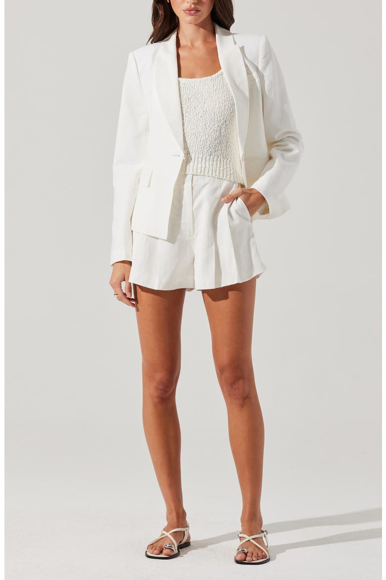 Artice Blazer, Alternate, color, WHITE