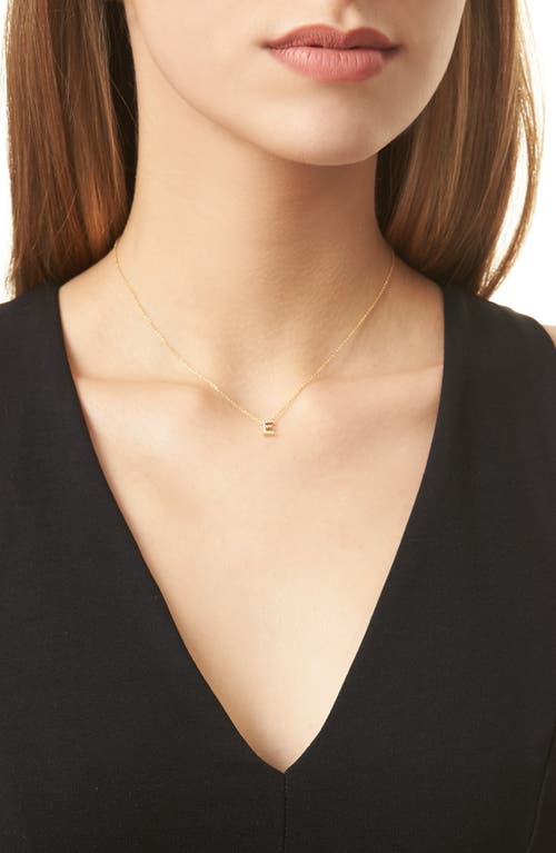 Bony Levy 18k Gold Pavé Diamond Initial Pendant Necklace In 18k Yellow Gold - E
