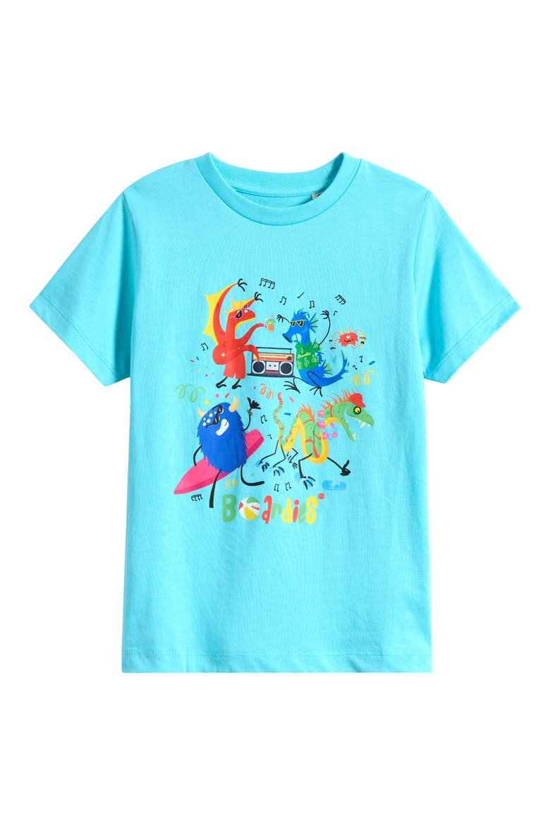 Kids' Monster Fiesta Cotton Graphic T-Shirt, Main, color, BLUE