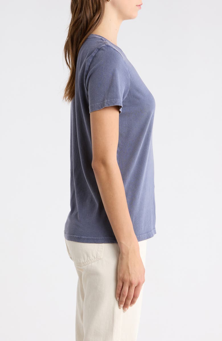 Lucky Brand Rolling Stones Graphic Embellished Cotton T-Shirt, Alternate, color, Night Shadow Blue