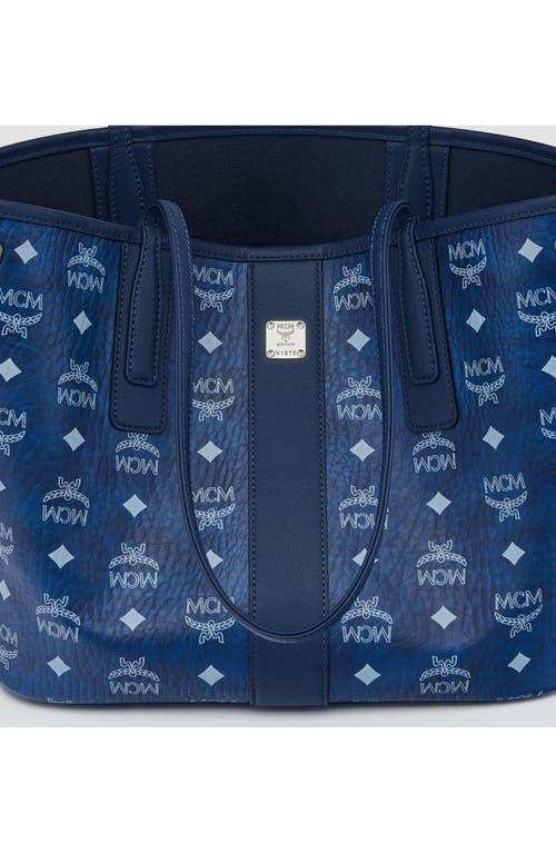 Mcm Small Liz Shopper In Blue