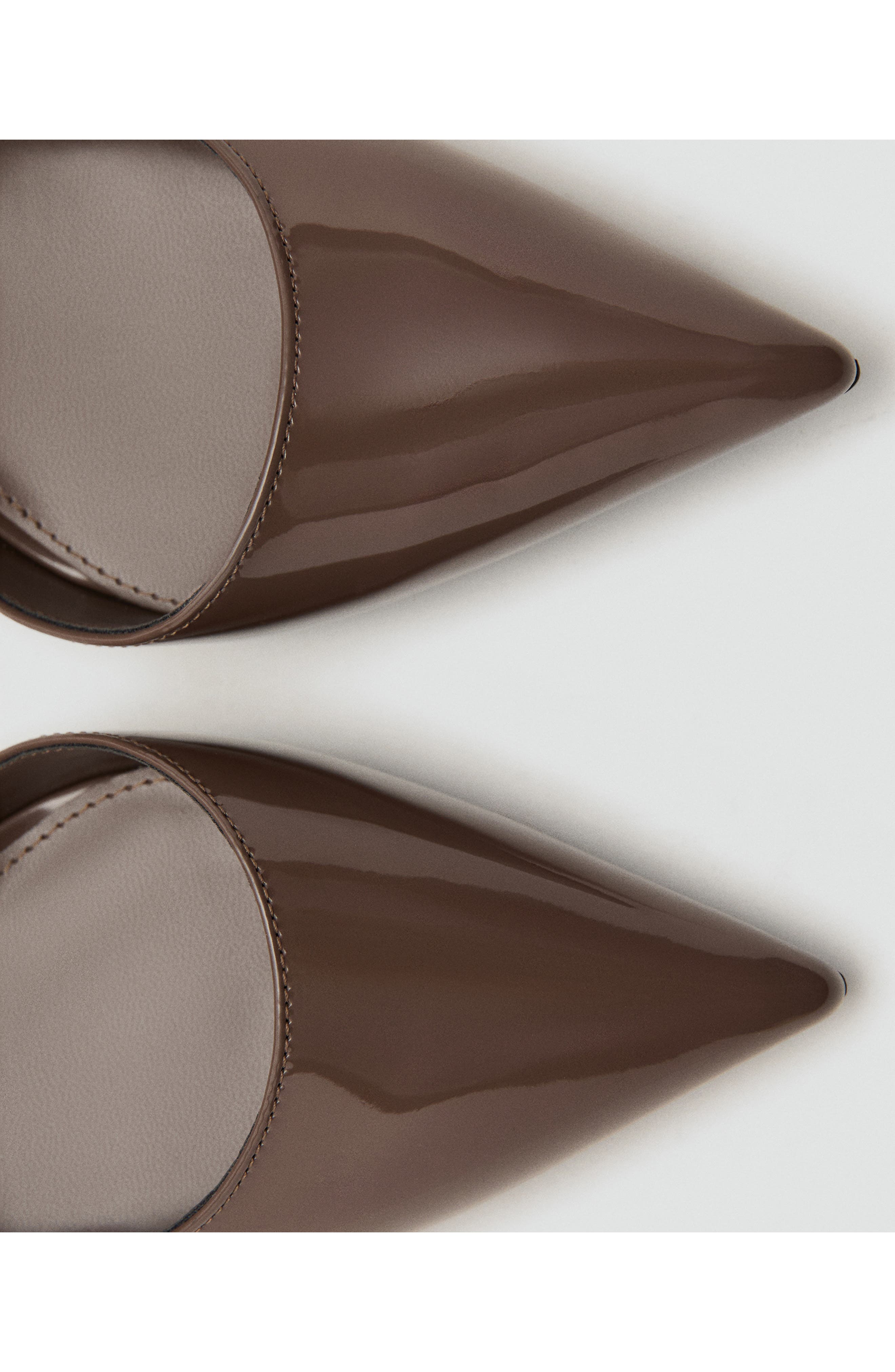 Audrey Half d'Orsay Pump, Alternate, color, CHOCOLATE