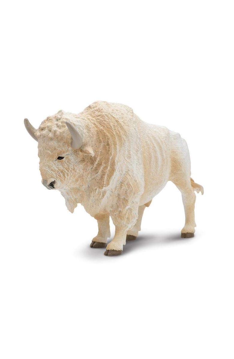 Safari Ltd. White Buffalo Kids Toy Figure, Alternate, color, NO COLOR