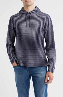 Wycliff Stripe Hangin' Out Drawstring Hoodie
