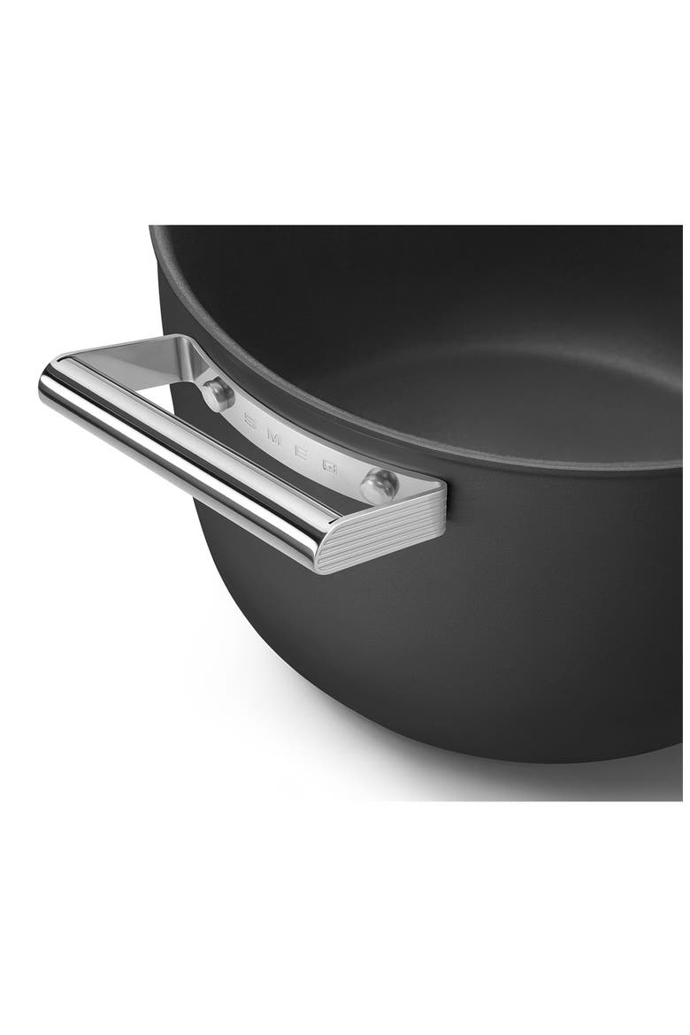 '50s Retro Style Casserole Dish, Alternate, color, MATTE BLACK
