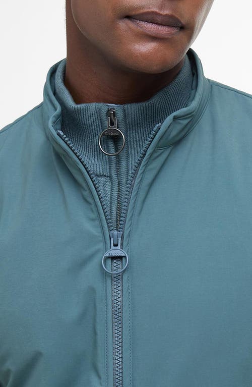Shop Barbour Henley Liddesdale Padded Gilet Vest In Vintage Teal