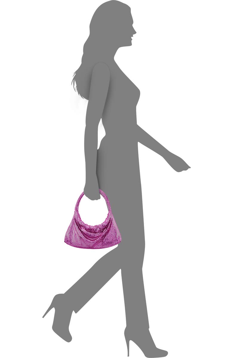 Nina Joyce Mesh Top Handle Bag, Alternate, color, Parfait Pink