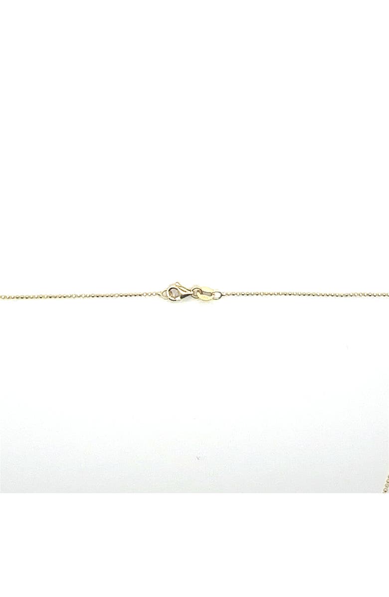 Ancona Jewelry 14K Yellow Gold 1mm Diamond Cut Moon Chain Necklace 20 Inch, Alternate, color, Yellow