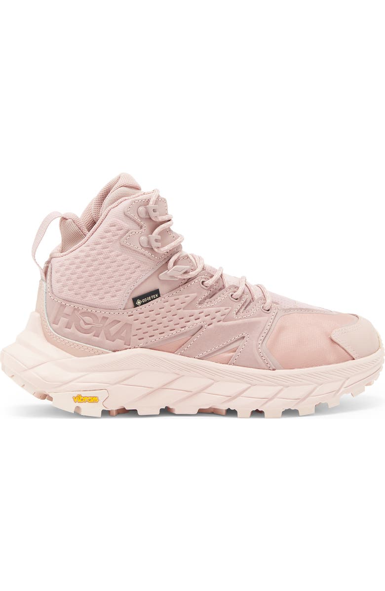 HOKA Anacapa Mid Gore-Tex<sup>®</sup> Waterproof Hiking Shoe, Alternate, color, Pale Mauve / Peach Whip