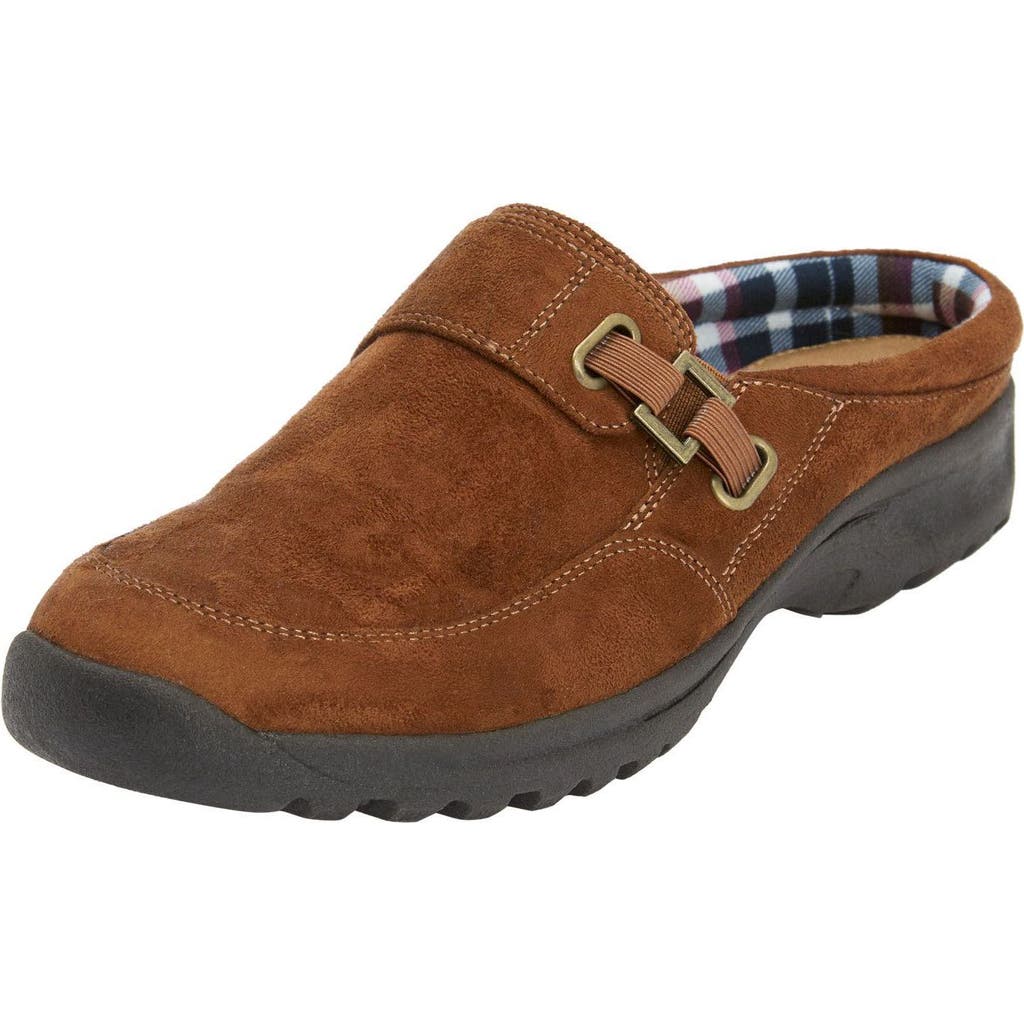 Comfortview The Joy Slip On Mule In Brown