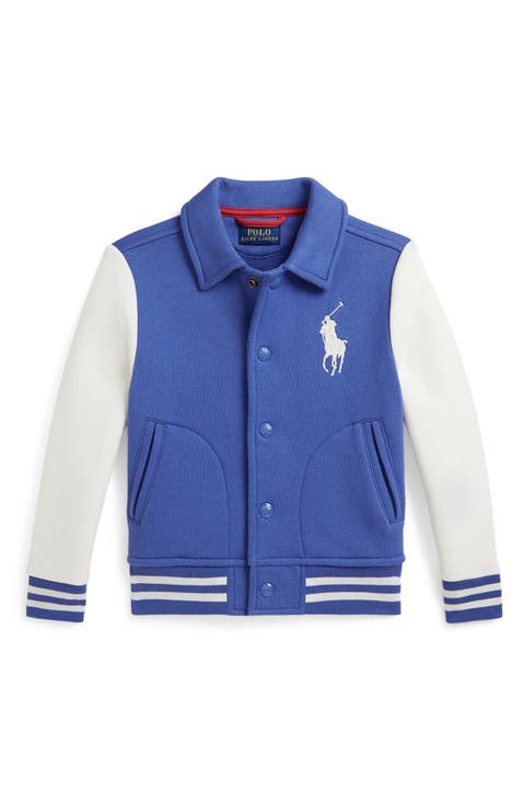 Kids' Big Pony Fleece Varsity Jacket (Toddler & Little Kid)