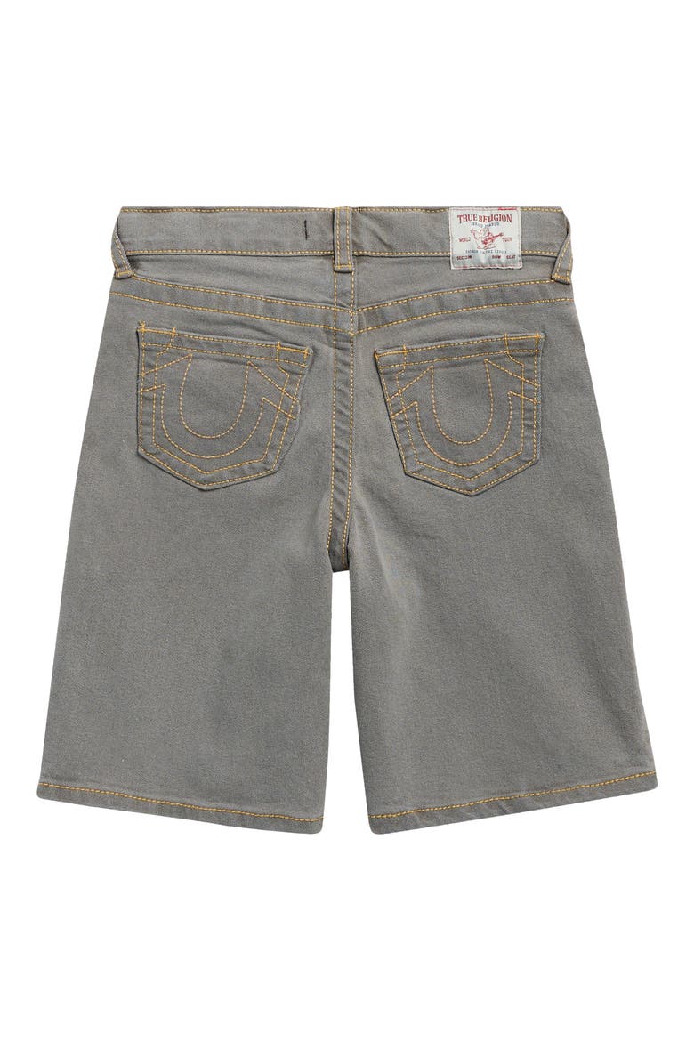 Kids' Denim Shorts, Alternate, color, GREY
