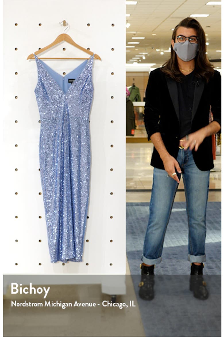 Xscape Sleeveless Sequin Dress video