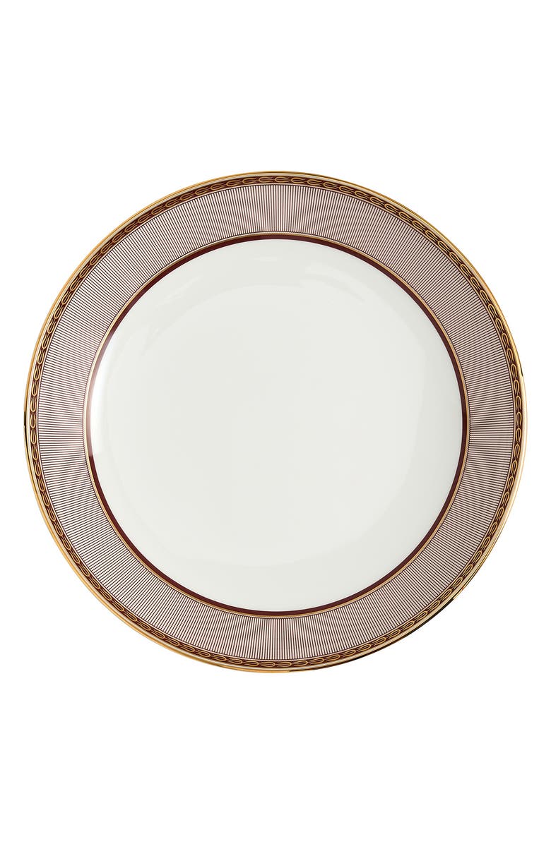 Wedgwood Red Splendor 22K Gold Accent Deep Bone China Plate, Alternate, color, Multi