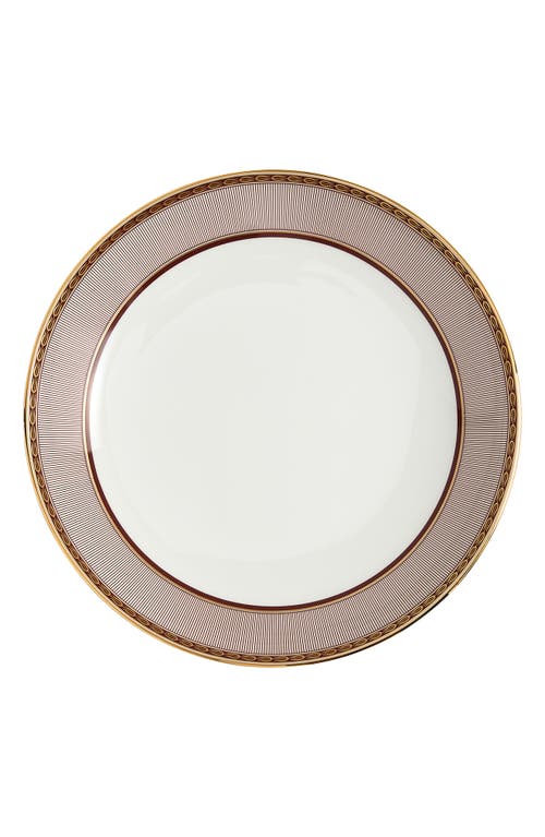 Wedgwood Red Splendor 22k Gold Accent Deep Bone China Plate In Multi